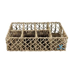 Vietrustic – Supports à ustensiles en jonc de mer faits à la main, écologiques, qualité commerciale, finition naturelle, plateau de rangement pour la décoration intérieure (vente en gros) - Product Image 4