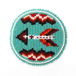 Stylish Vintage Decorative Glass Seed <b>Beads</b> 5mm <b>Coaster</b> Designed for Creative Interior Styling Elegant Beverage Serving - Product Image 6