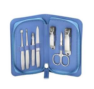 Ensemble de 7 coupe-ongles professionnels en acier inoxydable pour bébé, manucure et pédicure, avec ouverture large et lame incurvée pour ongles épais - Product Image 1