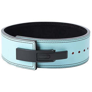 Ceinture de musculation en cuir rose avec boucle à levier, en cuir de vachette, robuste, réglable, protection professionnelle, antidérapante, pour l'entraînement - Product Image 4