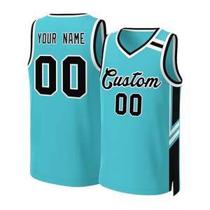 Camiseta de Baloncesto Personalizada al por Mayor, Sublimación, Deportiva, Transpirable, con Nombre y Número Personalizados - Product Image 1