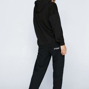 Jersey de talla grande para mujer, chándal de lana de invierno con capucha, conjunto de joggers de gran tamaño de 2 piezas, sudaderas transpirables - Product Image 4