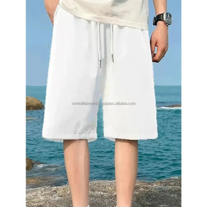 Pantalones Cortos Deportivos de Verano de Cintura Alta, Nuevos Pantalones Casuales de Estilo Urbano, Transpirables, Impermeables, 100% Algodón Lavado, Corte Regular, Versátiles - Product Image 5