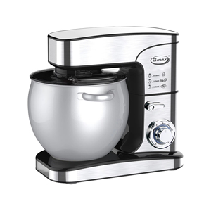 Prix d'usine, mélangeur alimentaire électrique haute vitesse 2000W, 12L, acier inoxydable, mélangeur sur socle à tête inclinable avec 6 vitesses pour gâteau, pâte, pain - Product Image 3