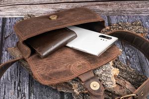 New Custom High Quality Large Capacity Hand Bag Genuine Leather Men's Wallet and Waist Bag <b>LWB</b>-0004 - Product Image 6