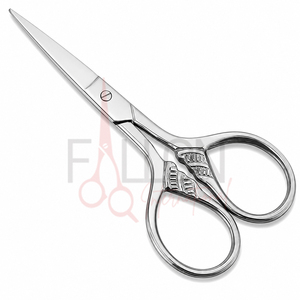 Tijeras de Bordado Profesionales de Acero Inoxidable, Tijeras de Costura Vintage con Punta Afilada para Recortar Cejas - Product Image 5