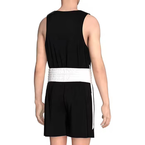 Nouvel uniforme de kick-boxing personnalisé, design sur mesure, uniforme de boxe de haute qualité, ensemble veste et short, 100% polyester, uniforme de boxe unisexe - Product Image 4