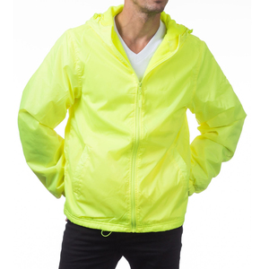 Chaqueta Cortavientos Clásica Impermeable y Transpirable de Secado Rápido con Capucha para Hombre, Tallas Grandes, Colección High Street - Product Image 3
