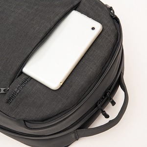 Black large capacity business <b>backpack</b> <b>leather</b> <b>laptop</b> <b>backpack</b> multi-layer <b>backpack</b> work commuting travel bag - Product Image 4