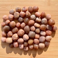Pierres Roulées en Pierre de Lune Pêche Naturelle Polie 15-30mm en Gros, Gemmes de Guérison, Cristaux Reiki, Thème Amour