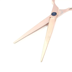 Ciseaux de barbier professionnels pour coupes de cheveux masculines, en acier inoxydable, tranchants, légers, pour droitiers, ciseaux de coiffure réglables - Product Image 3