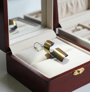 Pendientes Colgantes de Latón con Cinta Dorada Trenzada Hechos a Mano, Resistentes al Deslustre con Recubrimiento de PU, Ligeros, Estilo Bohemio Contemporáneo para Fiesta de Mujer - Product Image 6