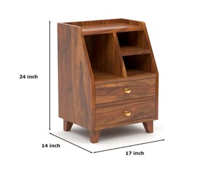 modern solid wood bedside table slatted door wooden nightstand with <b>drawers</b> hotel bedroom nightstand furniture Pindel Handicraft - Product Image 3