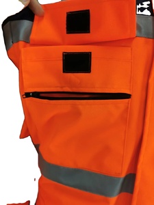 high vis breathable cotton polyester safety Coveralls Suit Durable Custom Logo Workwear Level D Protection Anti-Chemical <b>Fire</b> - Product Image 6