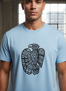 เสื้อยืดคอกลมแขนสั้นทรงปกติสำหรับผู้ชาย พิมพ์ลายด้วยเทคนิค Heat-Transfer  ผ้าเจอร์ซีย์ลำลอง 60% คอตตอน 40% โพลีเอสเตอร์ - Product Image 4