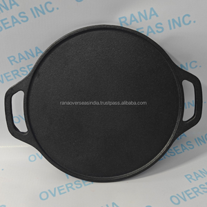 Heavy Duty Cast Iron Dosa Tawa Non Stick Flat Griddle <b>Pan</b> for Roti Chapati Crepe Pancake And Pizza Cooking Kitchen Cookware - Product Image 4