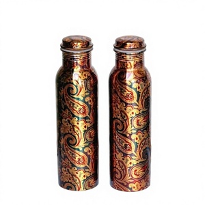 Plain Copper Water <b>Bottle</b> Drinkware Accessory Cheap Price Custom Print Gift Leakproof Eco Friendly BPA Free Dishwasher Safe Food - Product Image 1