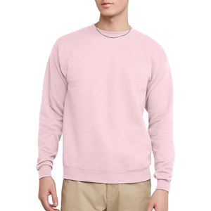 Sweat-shirt à col rond en polaire pour homme, disponible en grandes tailles, confort premium, sweat-shirt léger en mélange de coton, pull décontracté - Product Image 1