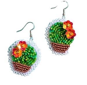 Tutorial de Pendientes de Cuentas para Principiantes, Pendientes con Múltiples Cuentas, Joyería Festiva para Mujer al Mejor Precio, Pendientes de Cuentas - Product Image 1