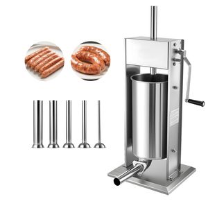 Insaccatrice Manuale Professionale per Salsicce 33 LBS/15 L, Insaccatrice Verticale a Doppia Velocità in Acciaio Inossidabile per Carne e Salsicce - Product Image 1