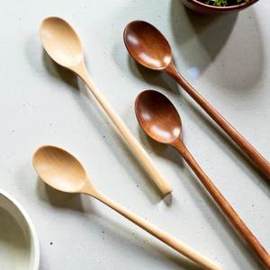 Wooden <b>Spoon</b> Tableware Kitchen Cooking Utensil Tools <b>Soup</b> Tea <b>Spoon</b> Catering Cooking Tool Coffee <b>Soup</b> Teaspoon Honey <b>Spoon</b> - Product Image 3