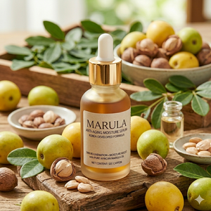 Sérum hydratant anti-âge à la marula développé en Corée, secret de beauté, ampoule stimulante pour l'Afrique, ODM/OBM, collagène et glycérine principaux - Product Image 1