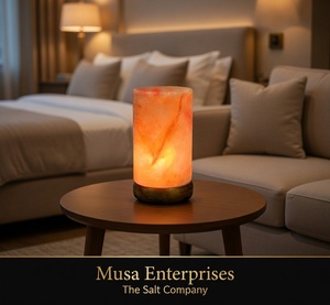 Lámpara de Sal Rosa del Himalaya Natural de Lujo, Luz Decorativa, Ionizador Natural, Purificador de Aire, Hecho a Mano, Diseño Especial - Product Image 6