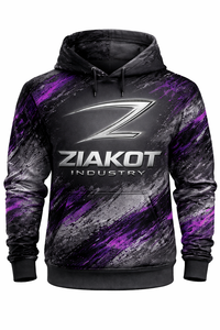 Sweat-shirt à capuche sportif tendance noir et orange dégradé, impression personnalisée, fabricant fournisseur, nouveauté - Product Image 5