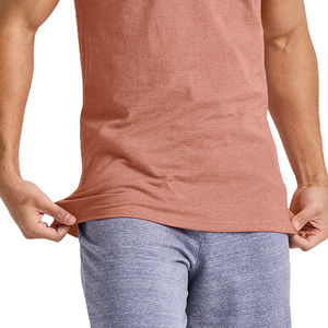 Débardeur de sport pour homme en coton écologique respirant à séchage rapide, couleur unie, sans manches, été - Product Image 5