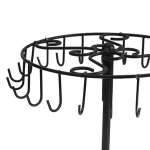 Espositore Girevole Nero per Collane e Bracciali, Elegante Organizzatore a Forma di Albero per Gioielli - Product Image 4