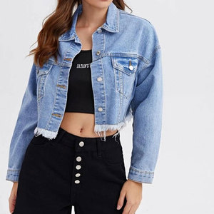 Fabricante de Ropa al por Mayor, Chaquetas Vaqueras Personalizadas, Color Sólido Básico, Patchwork, Chaqueta Vaquera para Hombre y Mujer, Hecha en Pakistán - Product Image 1