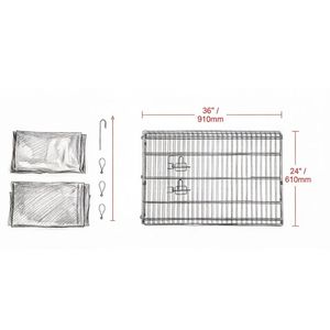 Cuccia per Cani da Esterno Salvaspazio per Recinzioni e Box per Animali Domestici - Product Image 2