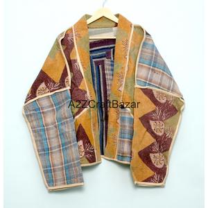 Veste à col roulé boutonnée en coton 100% pur, écologique, respirante, à séchage rapide, réversible, tricotée, vintage, faite à la main, pour femmes, printemps - Product Image 6