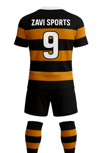 Nouveaux ensembles de maillots et shorts de rugby sublimés 2026 – Tenues d'entraînement personnalisées pour hommes, femmes, écoles et clubs - Product Image 4