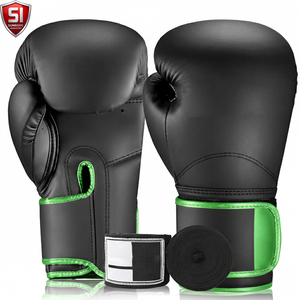 Gants de boxe en cuir SUMROOS SI-BG-1848 - Sangle de poignet réglable, équipement d'entraînement durable, protecteur et confortable - Product Image 6