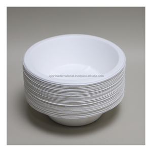 Bols jetables en bagasse, étanches, compostables, compatibles micro-ondes, sans PFAS, emballage carton pour restaurants et services de restauration - Product Image 1