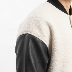 Chaqueta Varsity Personalizada al por Mayor para Hombre, Chaqueta Universitaria de Béisbol, Chaqueta Bomber para Hombre, Bordado con Parche de Chenille, Marca Privada - Product Image 5