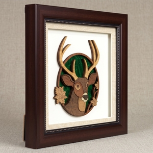 Caja de Almacenamiento Moderna Multifuncional de Madera Natural de Primera Calidad para Montar en la Pared, para Sala de Estar y Almacenamiento de Joyas - Product Image 2