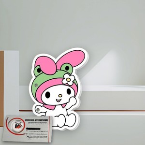 แผ่นติดขนตาปลอมแบบแม่เหล็ก Hello Kitty Lash Tiles รุ่น Private Label ลายกบ พร้อมฝาปิด รูปทรงผีเสื้อ ประดับเพชร - Product Image 5