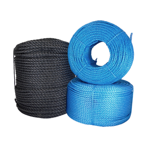 Cordage en PE torsadé de qualité supérieure, ligne d'amarrage marine, corde en PE résistante aux UV, cordage d'emballage et d'expédition - Product Image 2