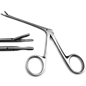 Penjualan laris Forceps telinga mikro Duckbill 3.3 "baja tahan karat kualitas tinggi pediatrient bedah Alligator Polypus Forceps