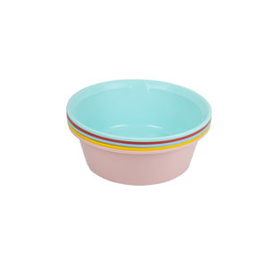 Recipiente Redondo de Plástico PP de Alta Calidad, Libre de BPA, de 24 cm, Moderno, Portátil, Ligero y Duradero para Uso en el Hogar, Cocina, Baño, Lavandería y Exteriores - Product Image 1