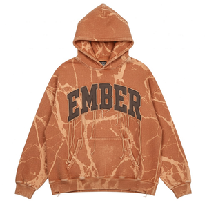 Sudadera extragrande de streetwear para hombre, de algodón grueso con forro polar, lavado ácido, estilo vintage, resistente, cálida para invierno, informal, tipo pullover, a la moda. - Product Image 4