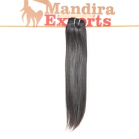 Extensions de cheveux humains indiens bruts, soyeux, lisses, non traités, 30 pouces, vente en gros, 100% naturels, cuticules alignées