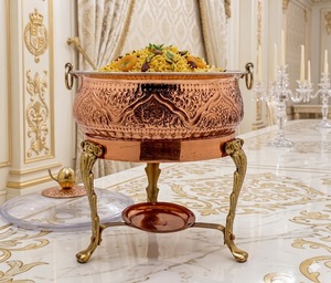 Elegant Stainless Steel Food <b>Warmer</b> Set Durable <b>Buffet</b> Serving Dish for Catering At Best Price - Product Image 1