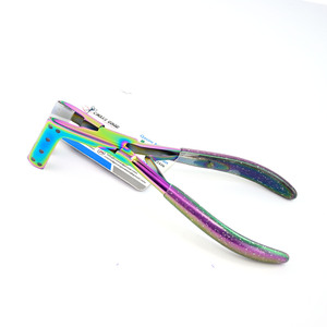 Professional Hair Extension Tools Rainbow <b>Tape</b> in Plier hair Styling Tools Surgical-grade Stainless Steel Hair Extension pliers - Product Image 1