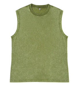 Camiseta sin Mangas para Hombre, Personalizada con Serigrafía, Vintage, de Alta Calidad, Algodón y Elastano, Tejido Transpirable, Ropa Masculina - Product Image 6