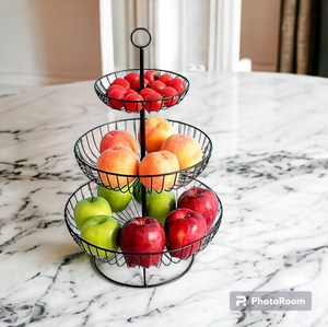 2024 Hot Selling Modern Designed Iron Wire Fruit Baskets Hanging <b>Kitchen</b> <b>Table</b> Decor for <b>Kitchen</b>-Ware - Product Image 1