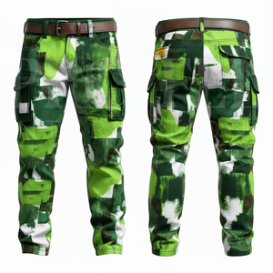 Customized Waterproof Windproof Camouflage Pattern Cargo <b>Pants</b> <b>Men</b> Outdoor Casual Multi Pocket Work Trousers Cotton Style <b>Pants</b> - Product Image 4