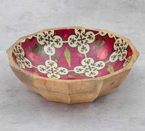 Bol de service en bois émaillé en gros, fait main, pour salade, vaisselle de cuisine - Product Image 4